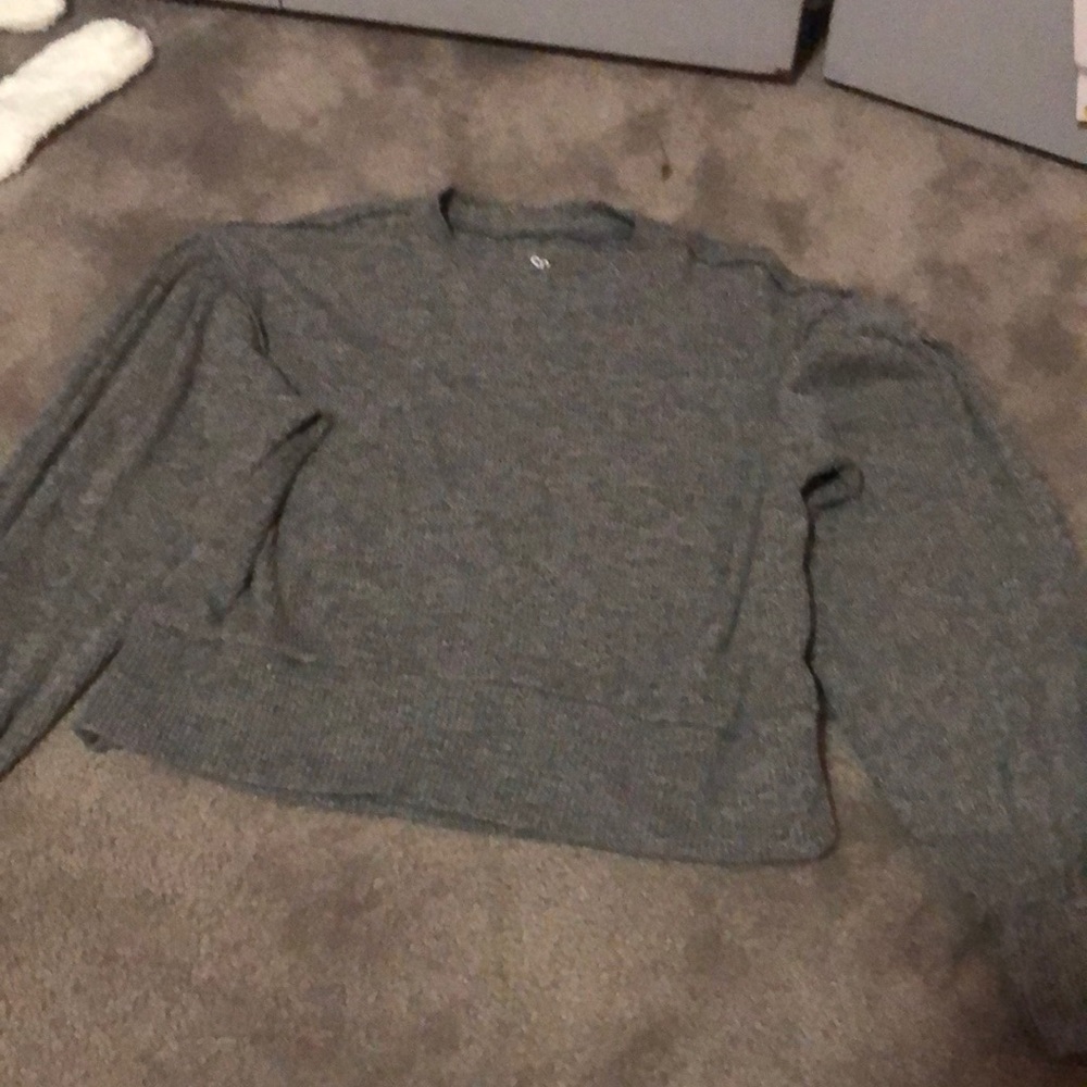 Gray sweater